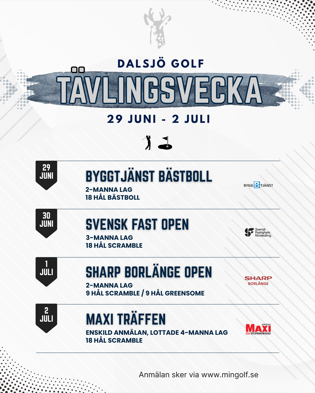 Tävlingsveckan 2026
