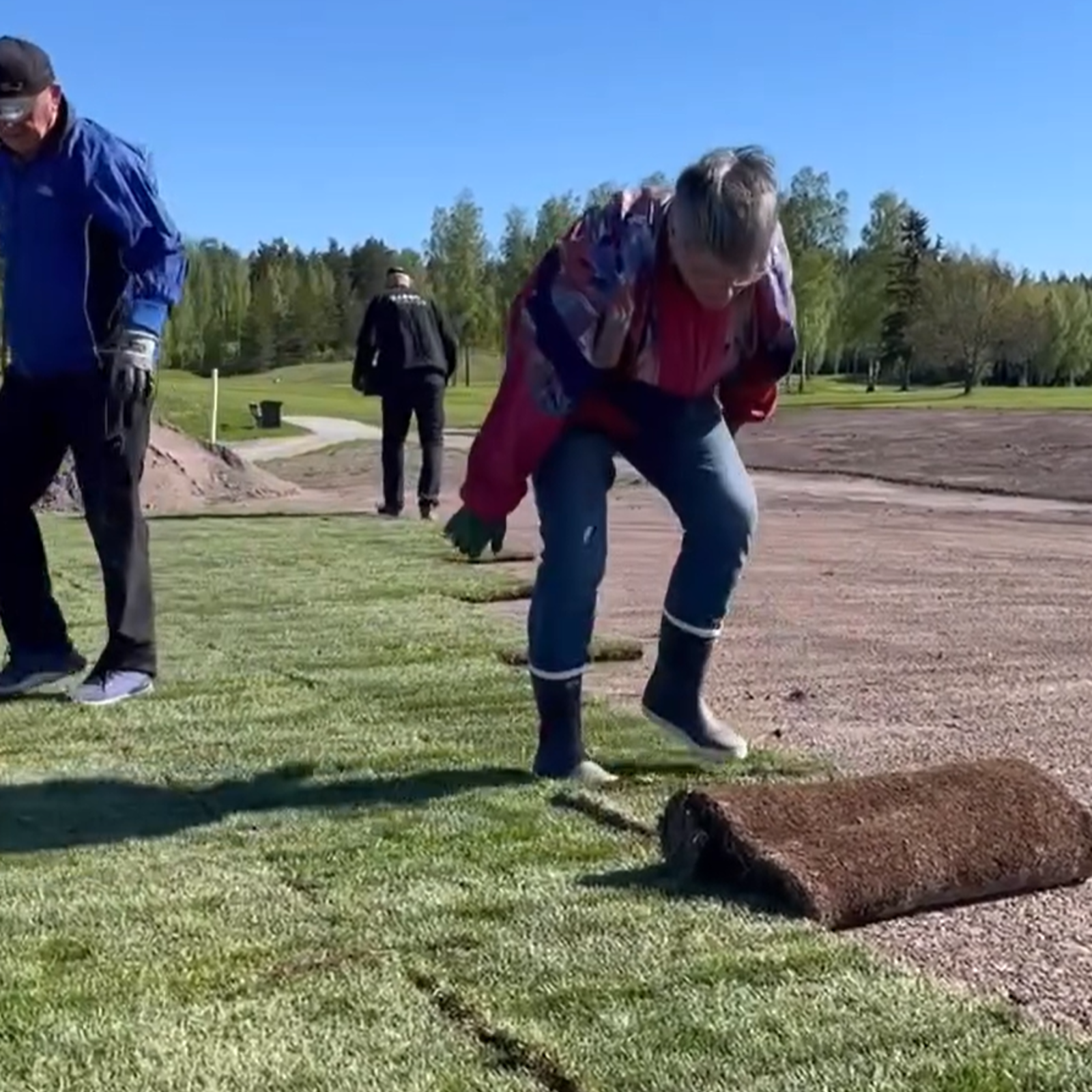 Hål 10 Gräsläggning 25