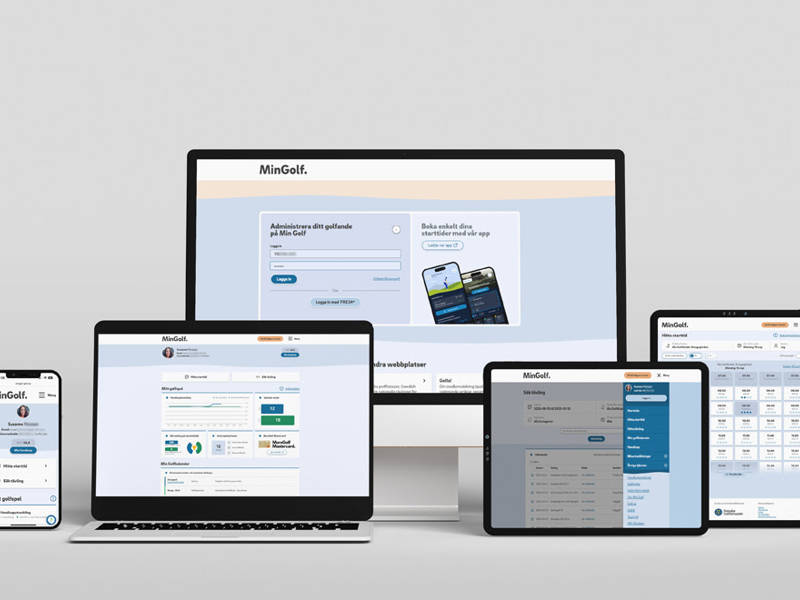 Viktigt om ditt Min Golf-konto