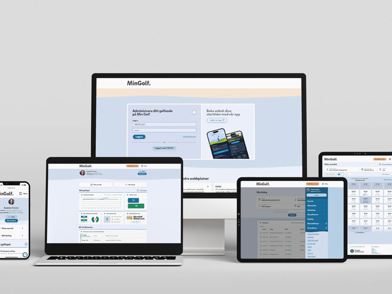 Viktigt om ditt Min Golf-konto