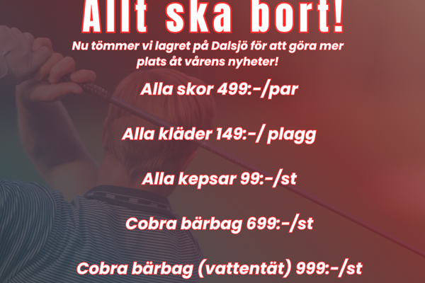 Allt ska bort!